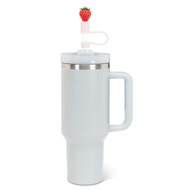 Jumbo Straws with Caps | Set of 3