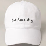 "Bad Hair Day" Embroidered Cap