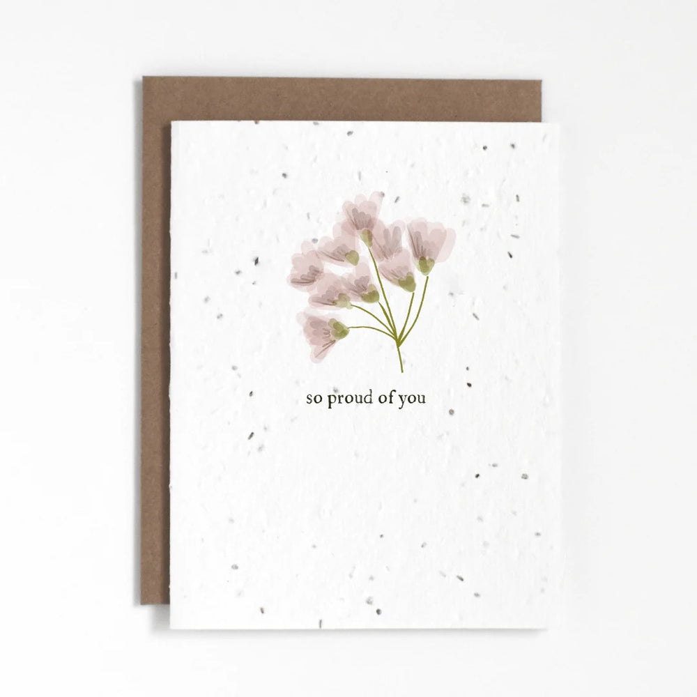 So Proud of You | Plantable Seed Card