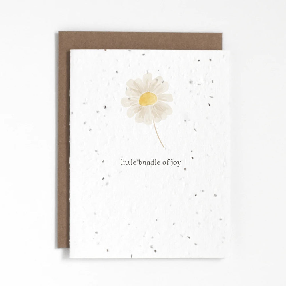 Little Bundle of Joy | Plantable Seed Card