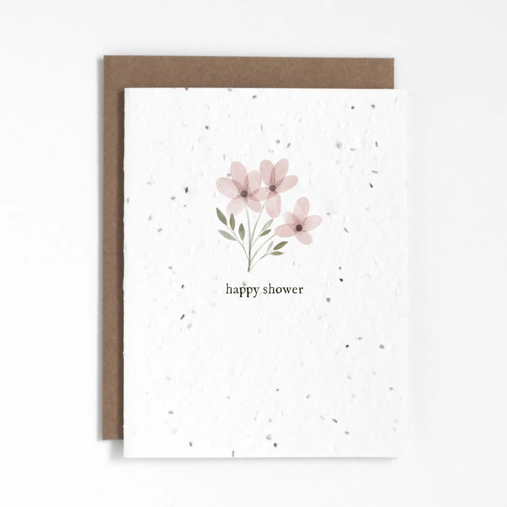 Happy Shower | Plantable Seed Card