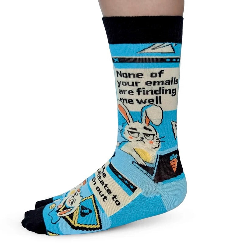 Inbox Bunny Socks | For Him + Her