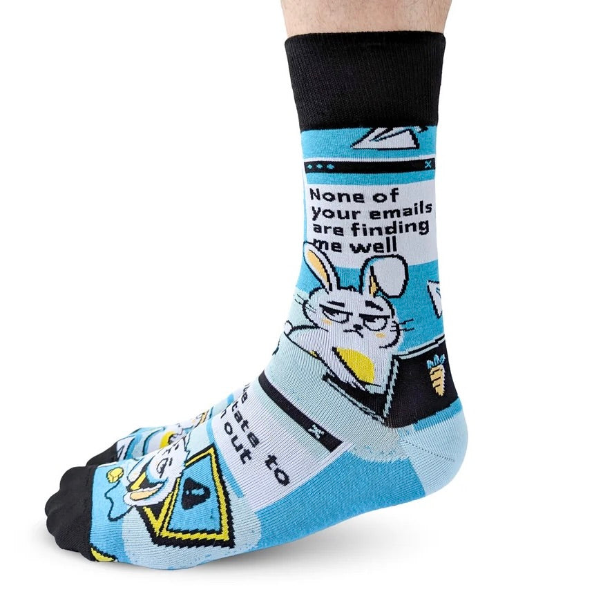 Inbox Bunny Socks | For Him + Her