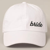 "Bride" Embroidered Cap