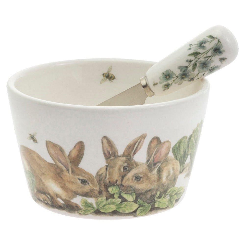 Garden Rabbits Spreader + Bowl – The Pear Co.