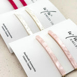 Pretty in Pink Acetate Hair Pins