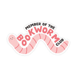 Bookworm Club Sticker