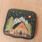 Mountain Cabin Holo Sticker