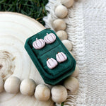 Peony Pumpkin Studs