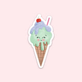 Ice Cream Vinyl Sticker