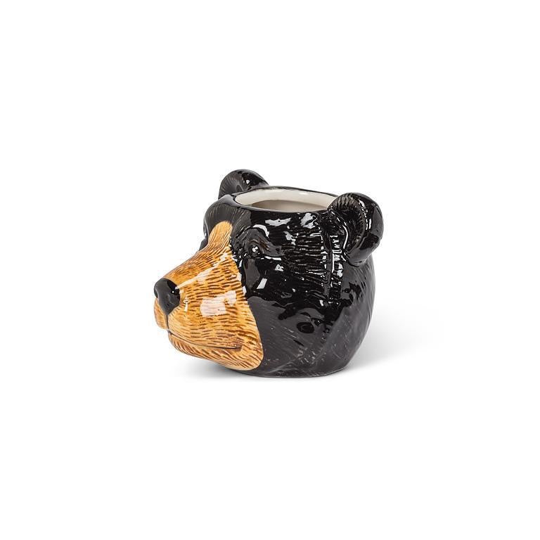Small Black Bear Planter