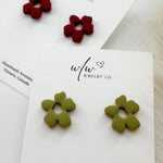 Abstract Flower Studs