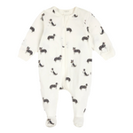 Australian Shepherd Print on Off-White Sleeper