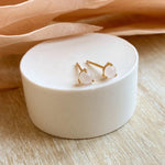 Lou Rose Quartz Studs