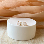 Lou Rose Quartz Studs