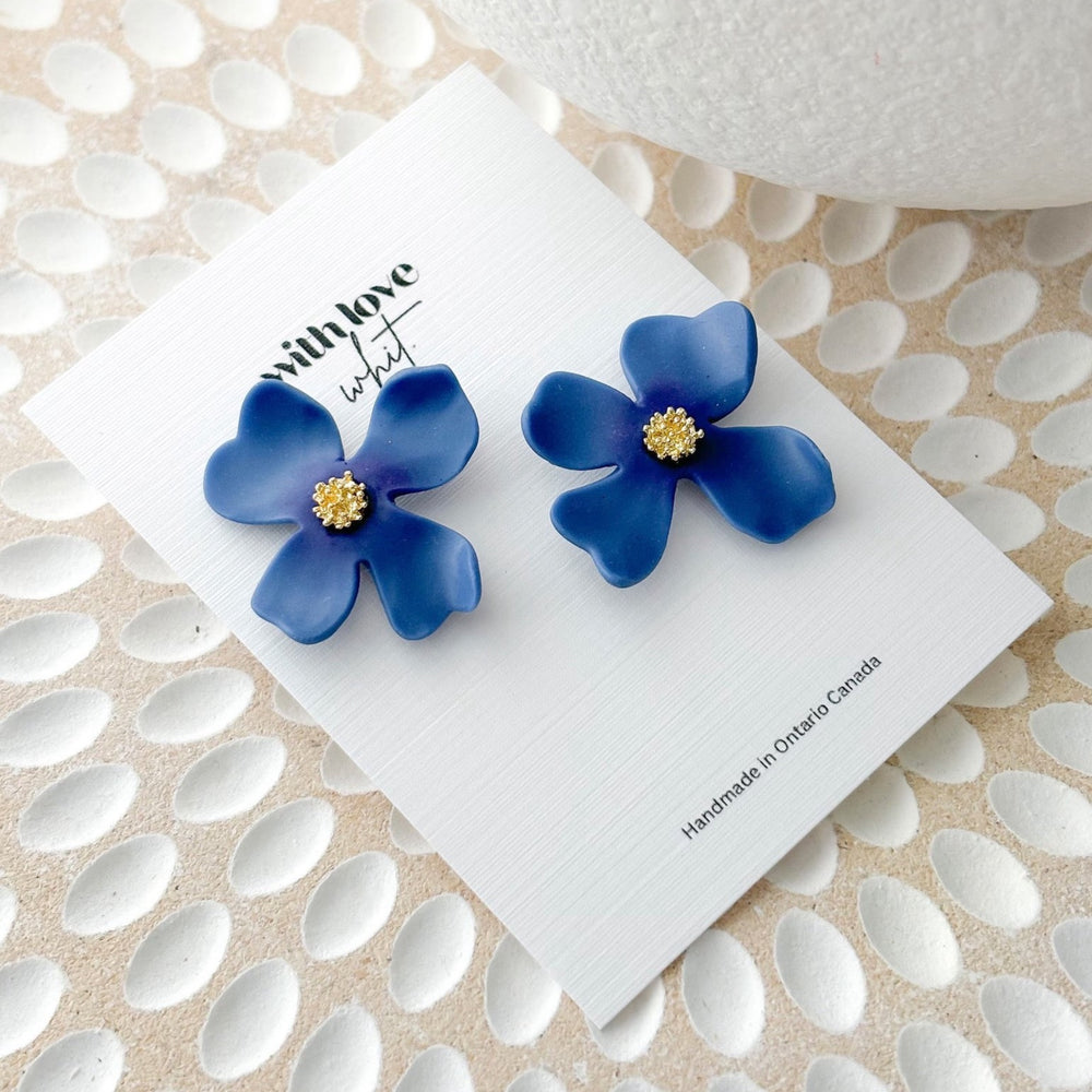 Elle Organic Flower Studs