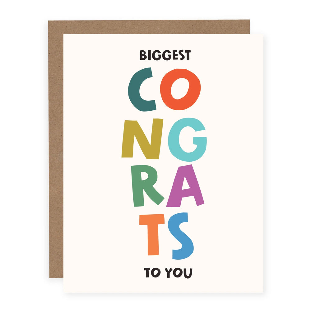 Biggest Congrats Card