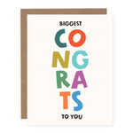 Biggest Congrats Card