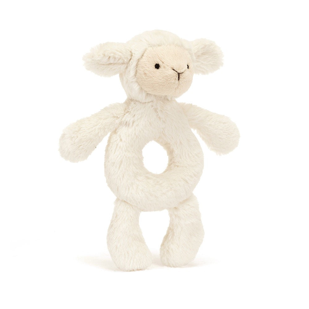 Bashful Lamb Ring Rattle | Jellycat