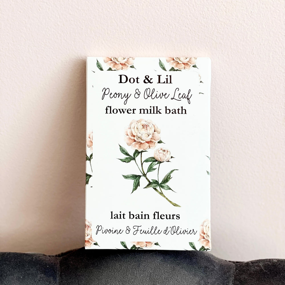 Peony + Olive Bath Milk Sachet