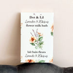 Lavender + Hibiscus Bath Milk Sachet