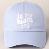"In My Mom Era" Embroidered Cap