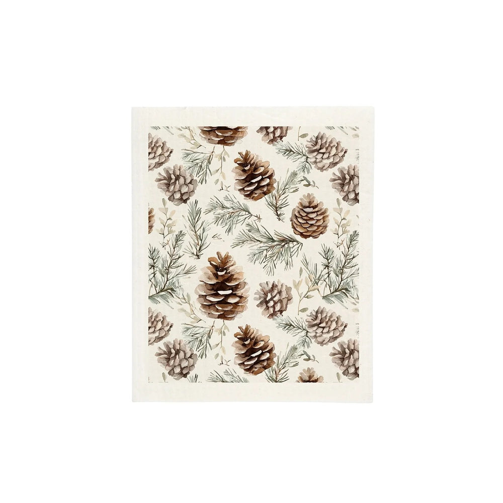 Pinecone Firs Sponge Cloth | Set of 5
