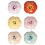 Flower Shaped Pinch Bowls | Set of 6 Assorted