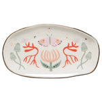 Oval Shaped Ceramic Trinket Tray