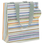 Neutral Stripes Gift Bag