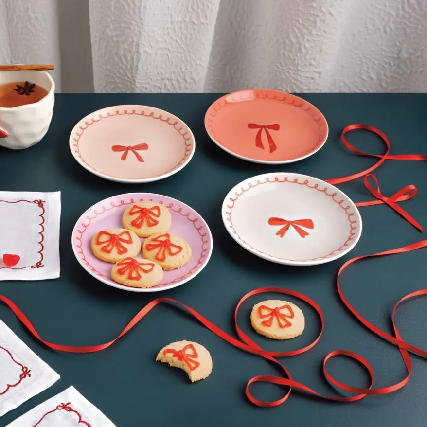 Bowtique Appetizer Plates | Set of 4