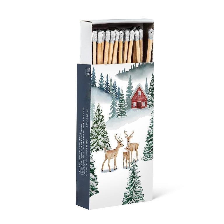 Winter Forest Matches | Box of 45