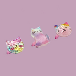 Adjustable Glitter Cat Ring