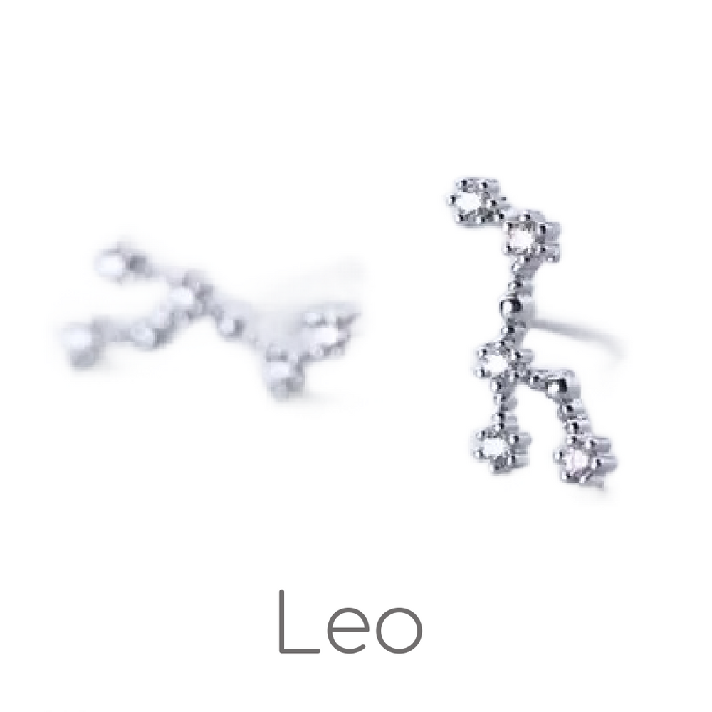Zodiac Constellation Stud Earrings