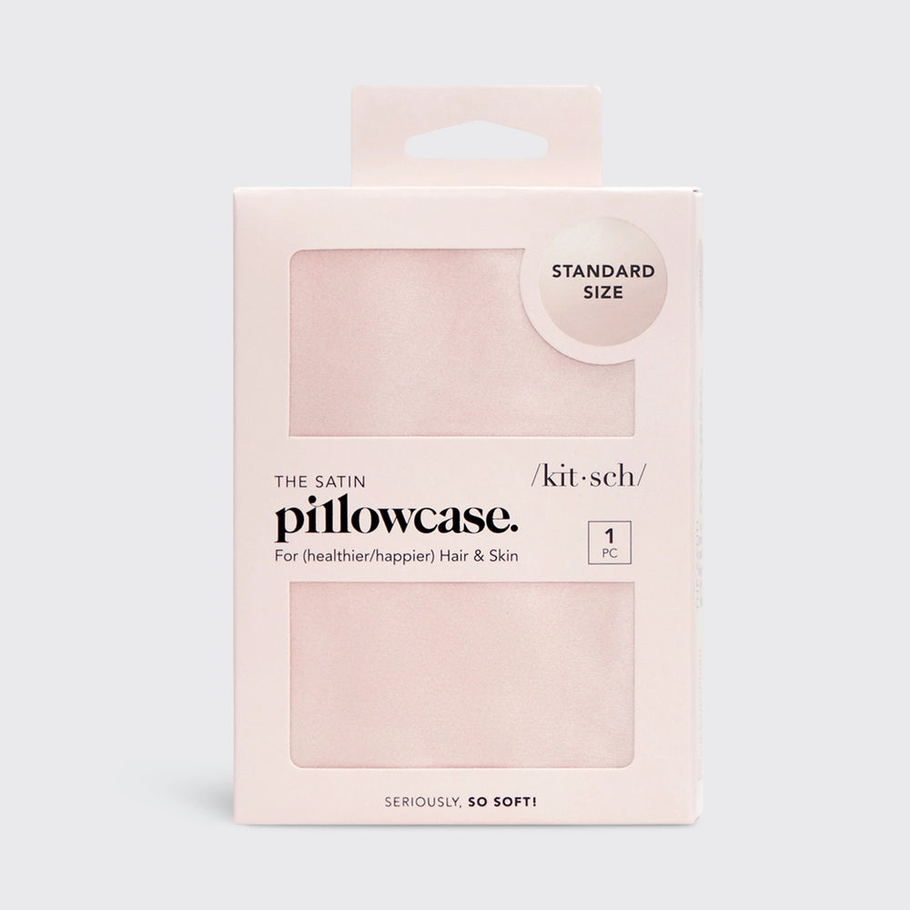 Blush Satin Pillowcase |  Standard