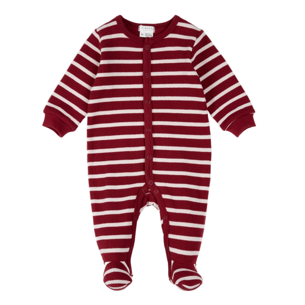 Scarlet Red Striped Thermal Sleeper