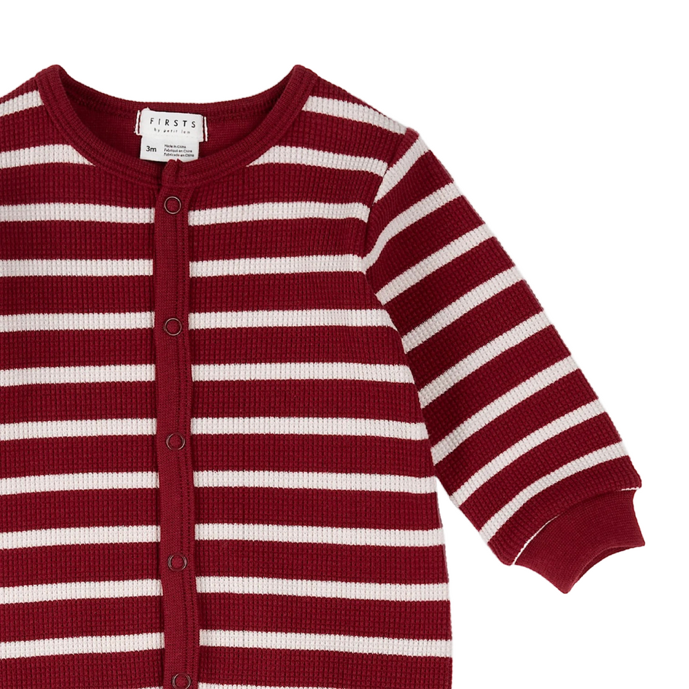 Scarlet Red Striped Thermal Sleeper