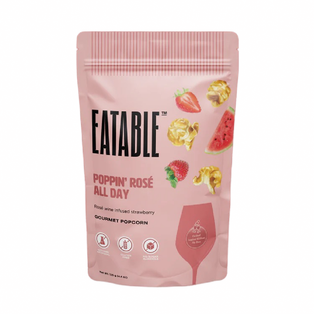 Poppin' Rosé All Day - Wine Infused Caramel Popcorn