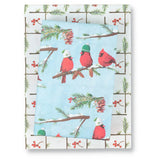 Winter Cardinal Holiday Double Sided Wrapping Paper