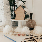 DIY Wood Gingerbread House Kit