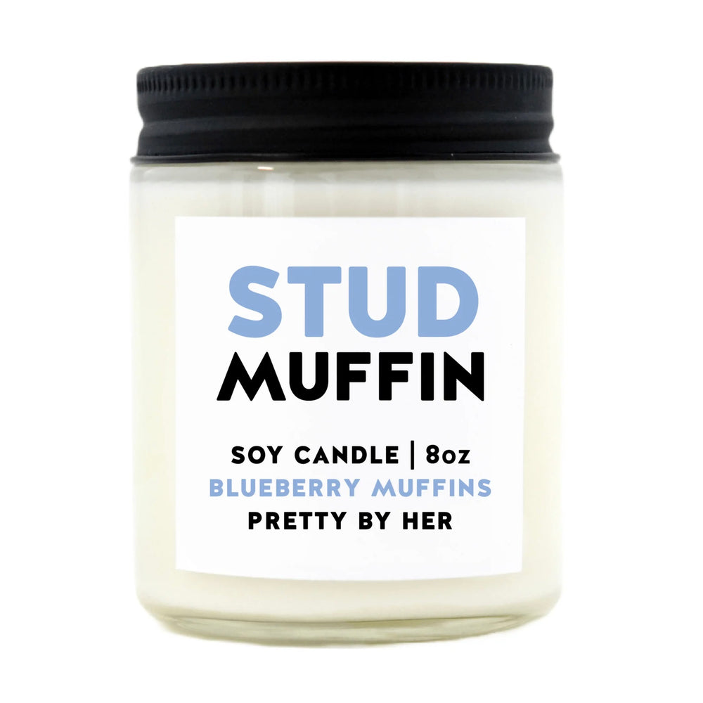 Stud Muffin Candle | Blueberry Muffin