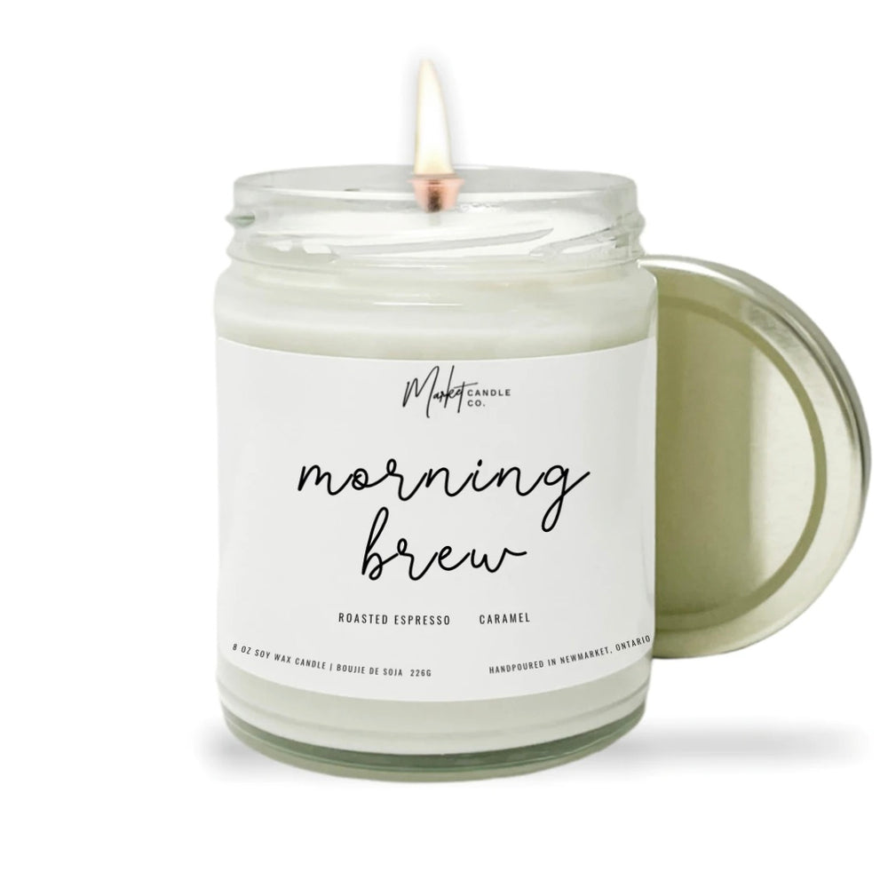 Morning Brew Soy Candle | White Label Collection