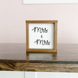 Mrs. & Mrs. Cutout | Wood Sign