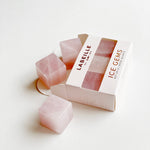 Rose Quartz Ice Gems | set of 6
