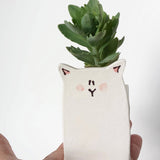 Small Animal Ceramic Planter