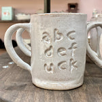 Vilks Stoneware ABC Mug