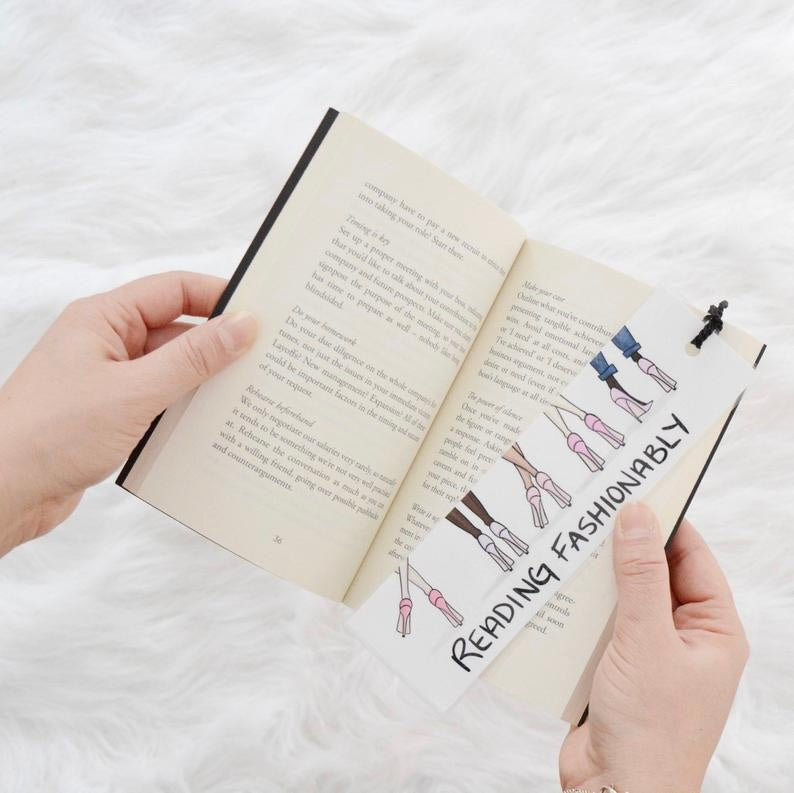 Reading Fashionably Bookmark