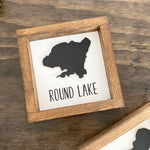 Mini Lake Sign