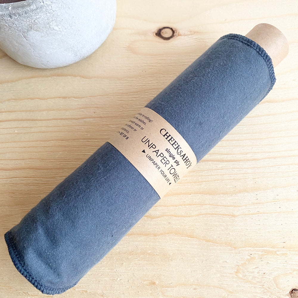 8 Pre-Rolled Single Ply  Unpaper Towels