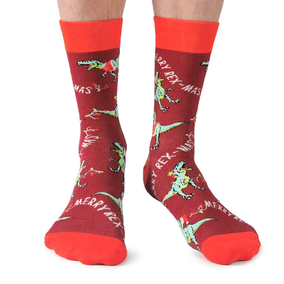 Merry Rex-Mas Socks | For Him